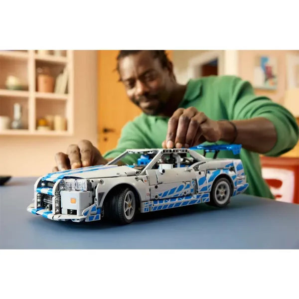 LEGO® Technic: 2 Rýchlo 2 Zbesilo Nissan Skyline GT-R (R34) auto (42210) obrázok 7