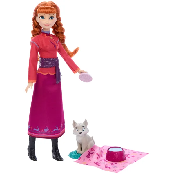 Ľadové kráľovstvo: Anna a malá polárna líška - súprava figúrok, Mattel obrázok 2