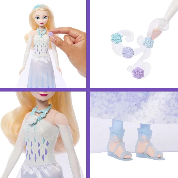 Ľadové kráľovstvo: Krištáľové prekvapenie - bábika Elsa - Mattel obrázok 3