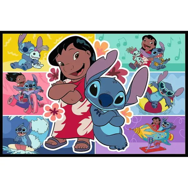 Lilo a Stitch šťastný život 2x200 puzzle - Trefl obrázok 3