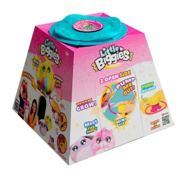 Little Biggies: Nafukovacie mini plyšové kuriatko obrázok 2
