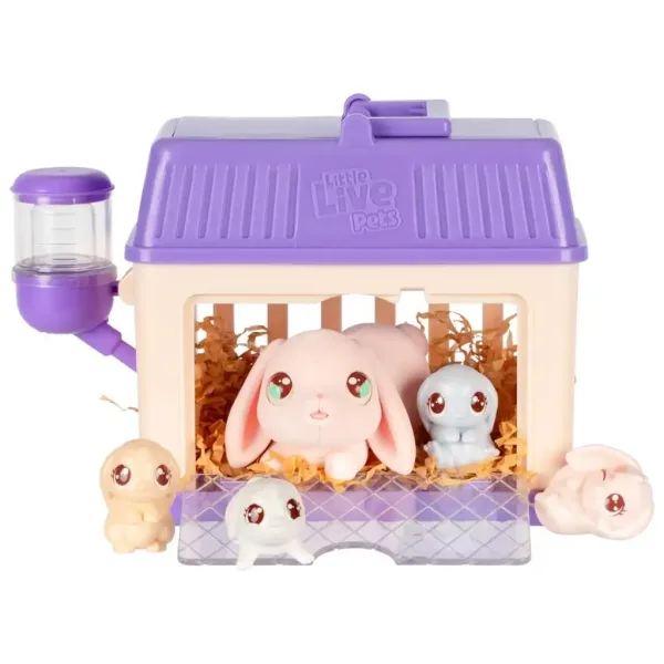 Little Live Pets: Mama zajačica a jej mláďatá hracia súprava obrázok 2