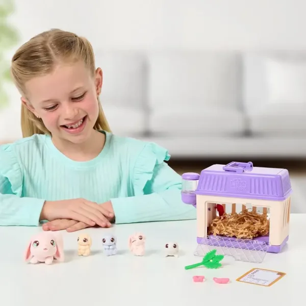 Little Live Pets: Mama zajačica a jej mláďatá hracia súprava obrázok 3