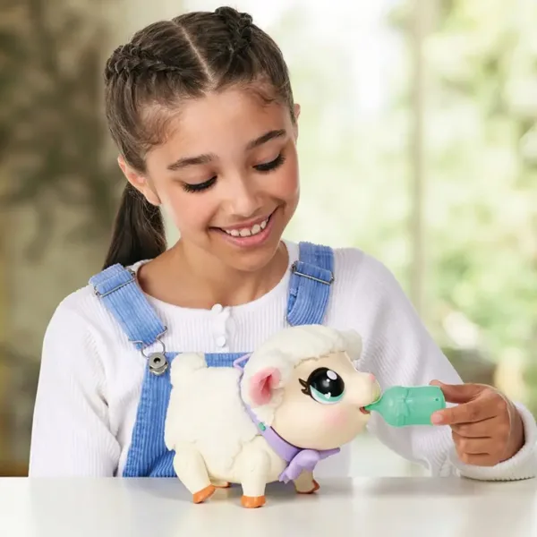 Little Live Pets: Snowie Barika, interaktívny baran s hlasom a pohybovou funkciou obrázok 6