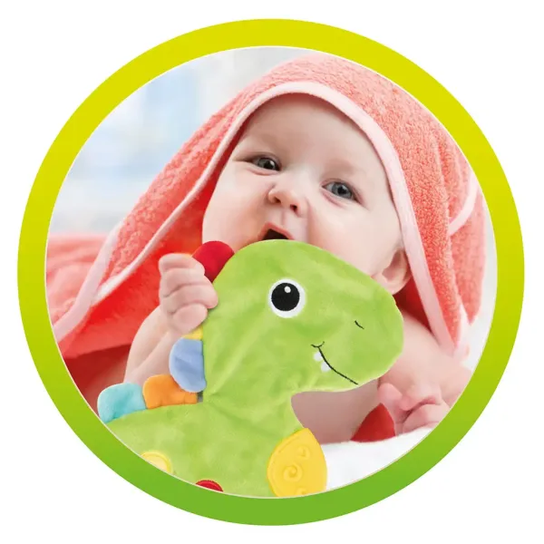 Little Stars: Hryzátko s dinosaurami, hrkálková šatka obrázok 4