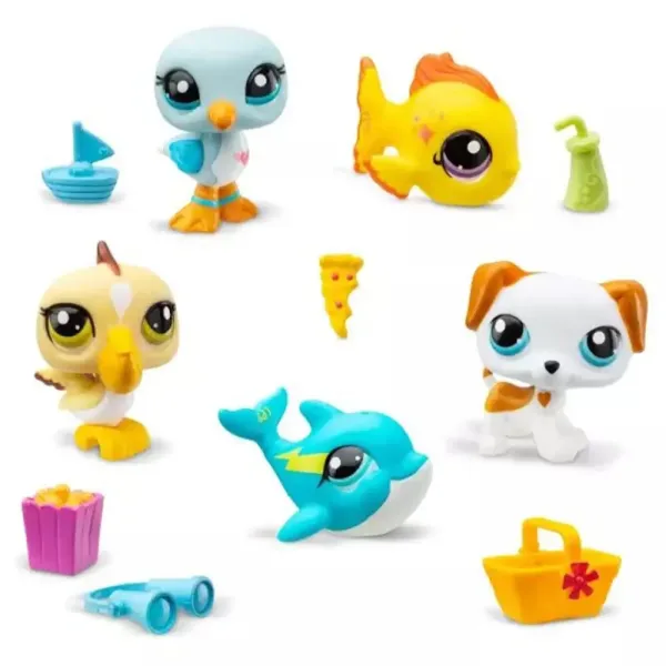 Littlest Pet Shop: 5-figúrkový balíček séria 1 - Pláž obrázok 2