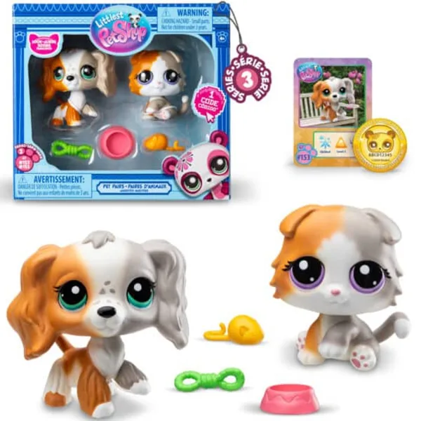 Littlest Pet Shop: Balenie dvoch zvieratiek S3, rôzne varianty, 1 kus obrázok 4