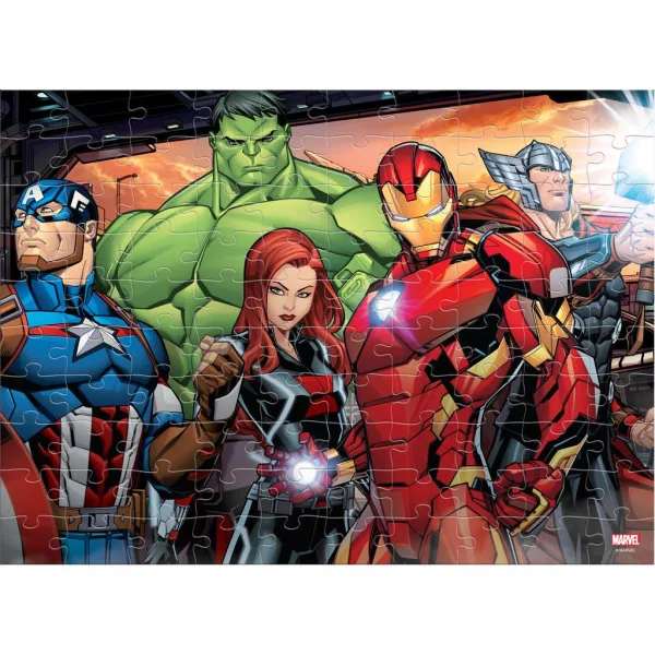 Luna: Avengers 2 v 1, 100-dielna omaľovanka puzzle obrázok 2