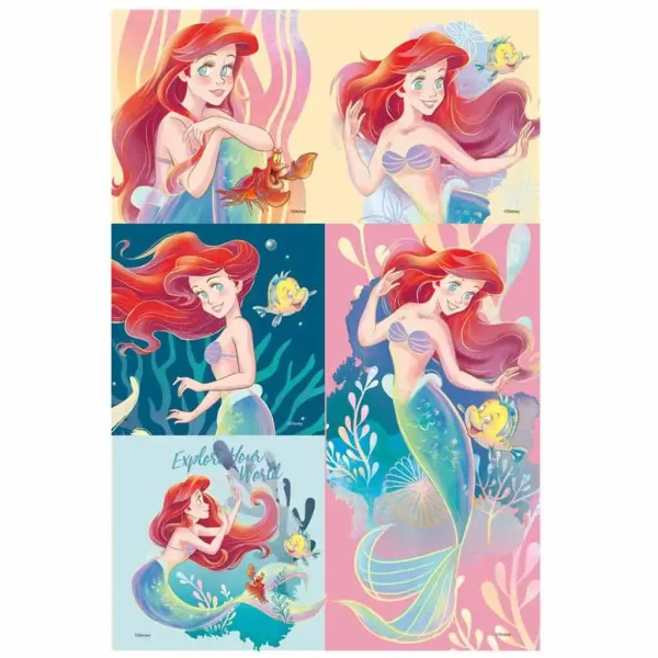 Luna: Disney Princezné - Ariel písací súprava v PVC taške obrázok 4