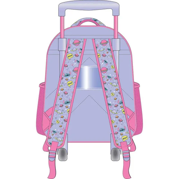 Luna: Disney Stitch Aloha dvojkomorový ruksak na kolieskach do škôlky 27x10x31 cm obrázok 2