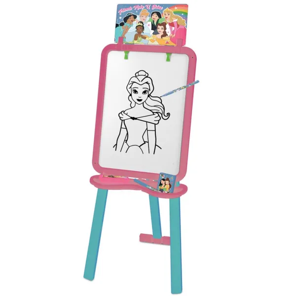 Luna: Disney princezné 2 v 1 stojaca kresliaca tabuľa 56x42x6 cm obrázok 3