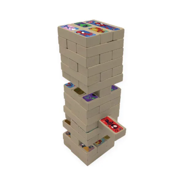 Luna: Marvel Spidey 3 v 1 spoločenská hra - Jenga, Domino a Pamäťová hra obrázok 2