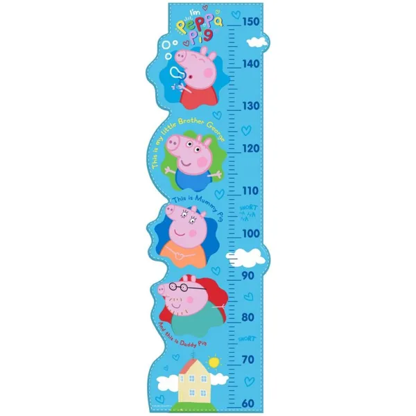 Luna: Peppa Pig vymaľovateľný meter na stenu, maxi puzzle 25 ks obrázok 2