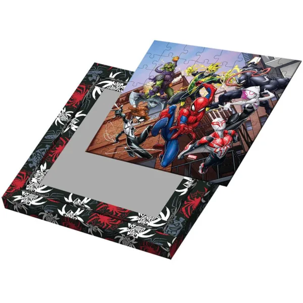 Luna: Spider-Man 2v1, 64-dielna rámová omaľovánka puzzle obrázok 2