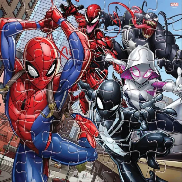 Luna: Spider-Man 42-dielne vymaľovateľné puzzle obrázok 2