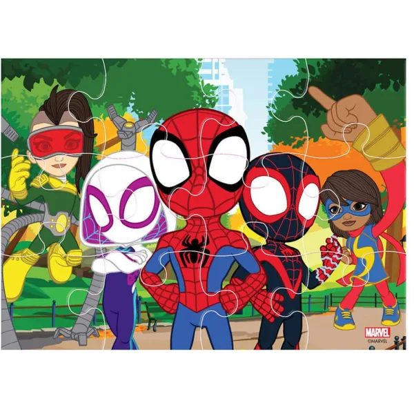 Luna: Spidey 4 v 1 12-15-20-24 dielikové puzzle obrázok 2