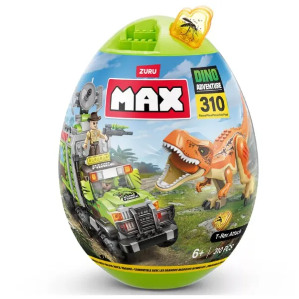 MAX Dino Adventure dinosaure vajce kapsula, 310 ks obrázok 2