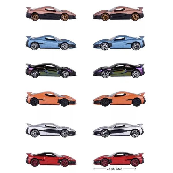 Majorette: Rimac Nevera Edition kovové automodely v rôznych verziách 1/64 1ks obrázok 4