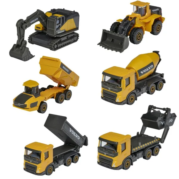 Majorette: Stavebné stroje Volvo v rôznych prevedeniach 1 ks - Simba Toys obrázok 2