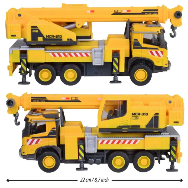 Majorette: Volvo žeriavový nákladiak so svetlom a zvukom 22 cm - Simba Toys obrázok 2