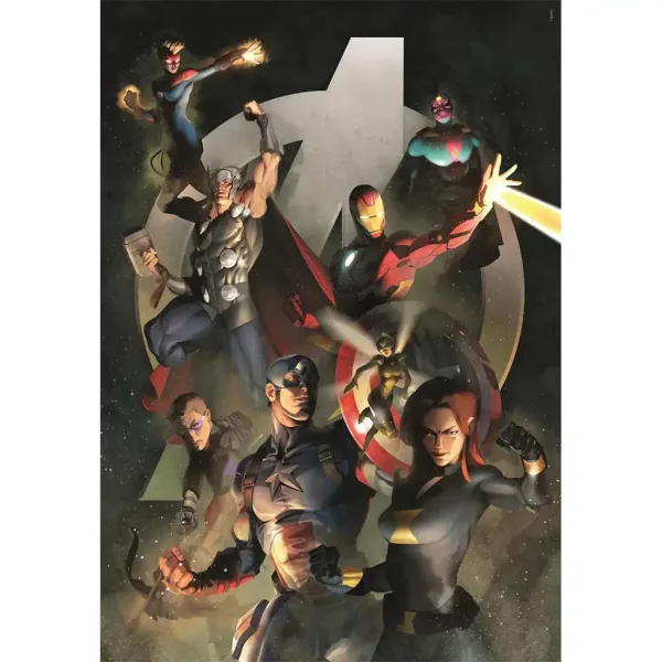 Marvel: Pomstoví Avengers 1000 dielikové Compact puzzle 70x50cm - Clementoni obrázok 2