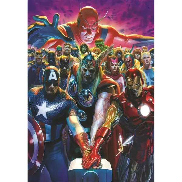 Marvel: Pomstoví hrdinovia 1000 dielikové kompaktné puzzle 50x70cm - Clementoni obrázok 2
