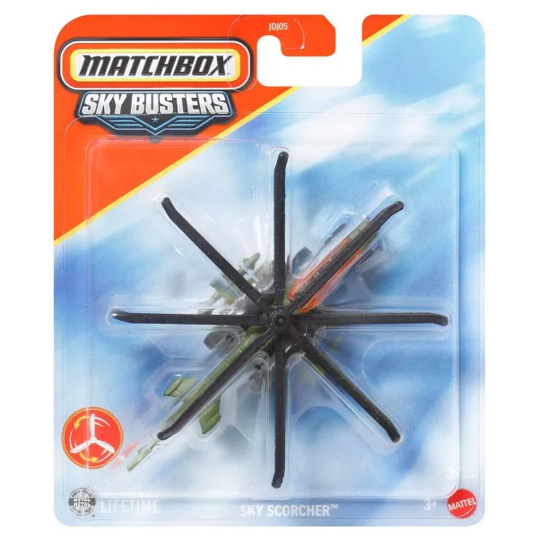 Matchbox Sky Busters: Sky Scorcher model lietadla 1/64 - Mattel