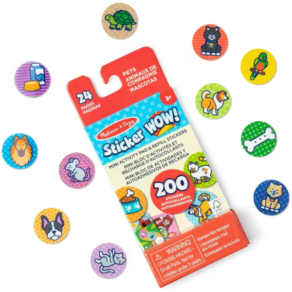 Melissa&Doug: Mini Sticker Wow! - Zvieratá - Spin Master obrázok 2