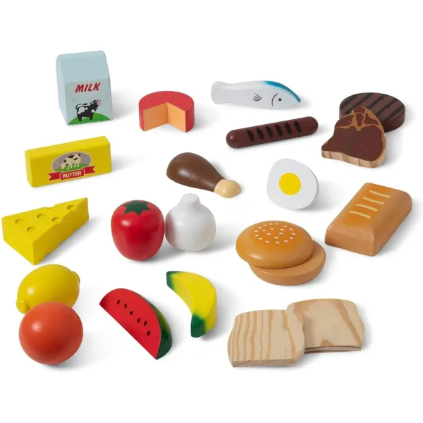 Melissa & Doug: Potraviny v debničkách, drevená herná súprava – Spin Master obrázok 2