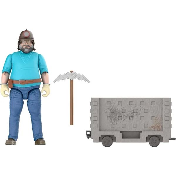 Minecraft: Film – Herná súprava Steve a banský vozík – Mattel obrázok 3