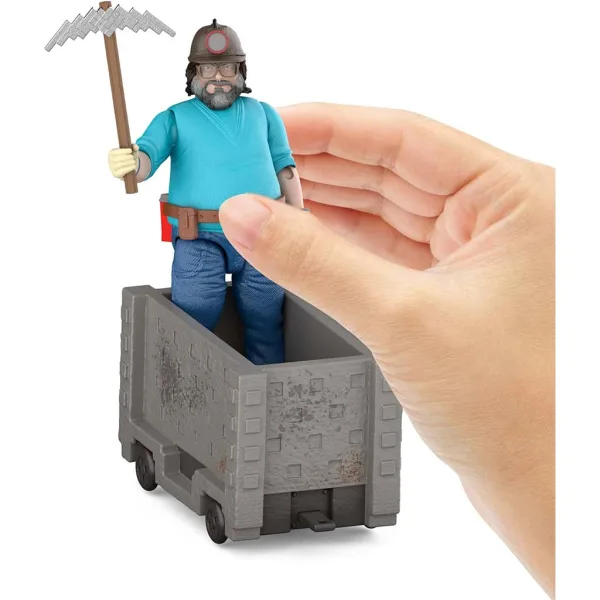 Minecraft: Film – Herná súprava Steve a banský vozík – Mattel obrázok 5