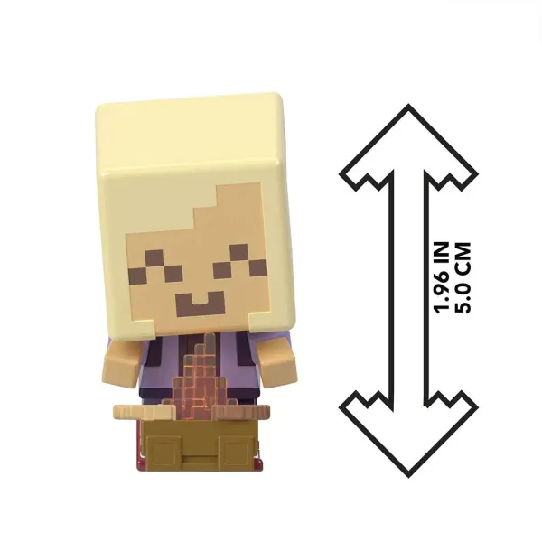 Minecraft: Odhaľte minifigúrku Zlatovlasého námorníka v úložnom priestore v tvare žltého meča - Mattel obrázok 5