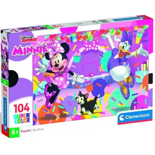 Minnie myš 104-dielne supercolor puzzle - Clementoni obrázok 1