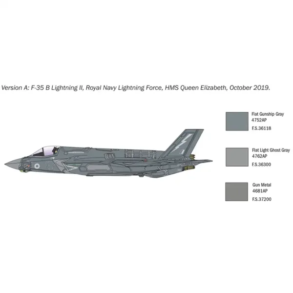Model lietadla Italeri 1/72 F-35B Lightning II obrázok 3