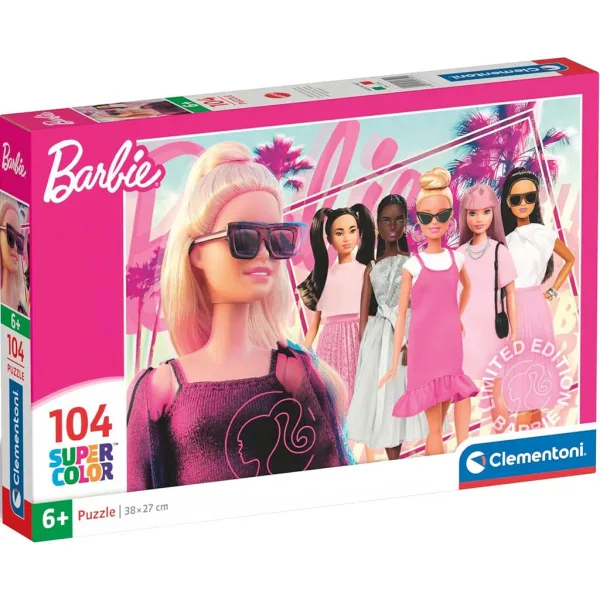Módna Barbie 104-dielne Supercolor puzzle - Clementoni obrázok 1