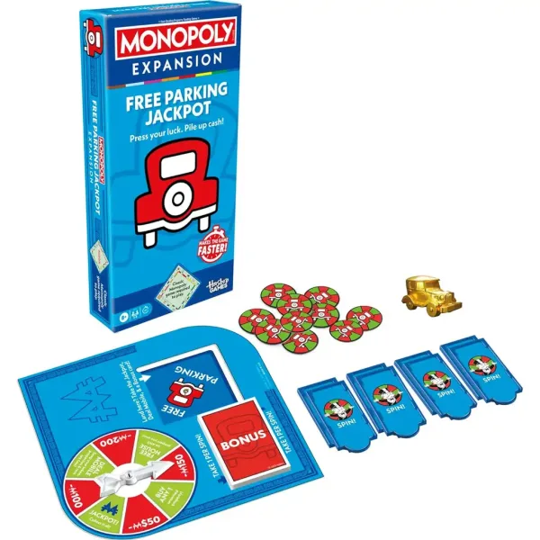 Monopoly: Free Parking Jackpot rozširujúci balíček - Hasbro obrázok 2