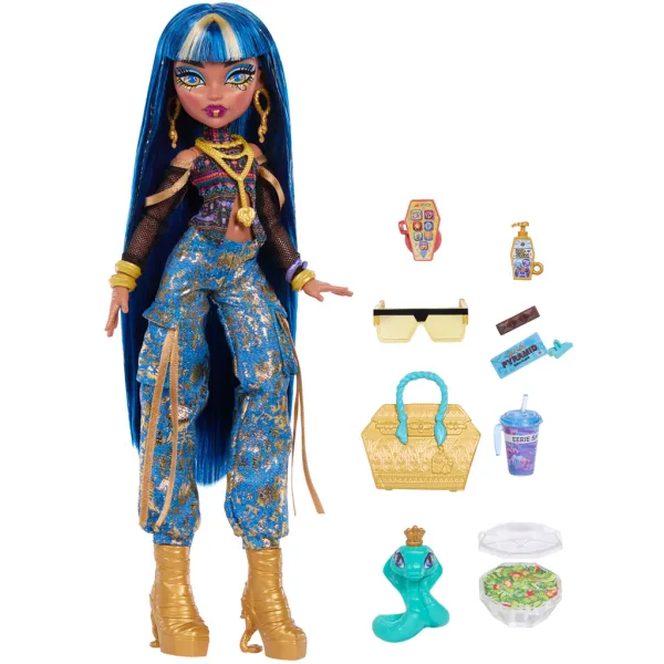 Monster High Cleo bábika s doplnkami - Mattel obrázok 3