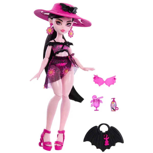 Monster High: Scare-adise Island – bábika Draculaura s doplnkami - Mattel obrázok 3