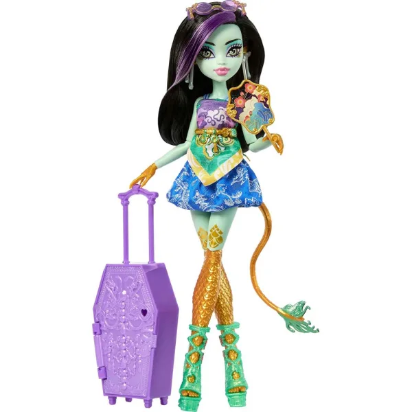Monster High Tajomstvá desivých kamarátov: Desivá cesta bábika Jinafire Long – Mattel obrázok 4