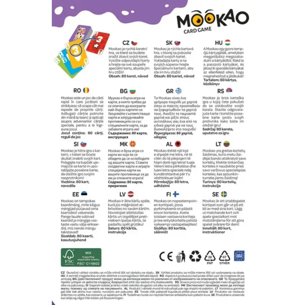 Mookao kartová hra s kravami - Trefl obrázok 3
