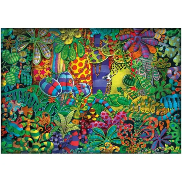 Mordillo Maliar 1500-dieliková kompaktná puzzle - Clementoni obrázok 2
