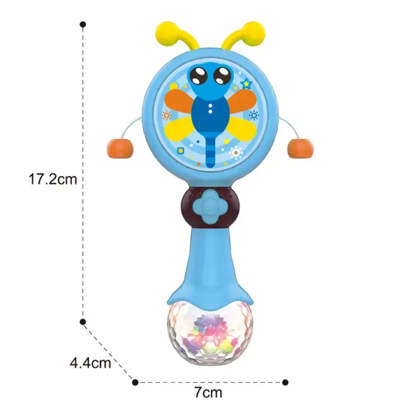 Music World: Vážkova guľová bubon 17cm obrázok 3