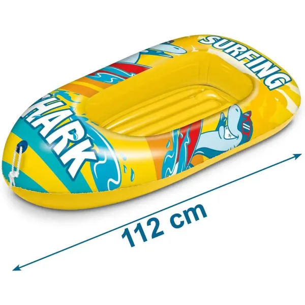 Nafukovací čln so vzorom žraloka 112 cm - Mondo Toys obrázok 3