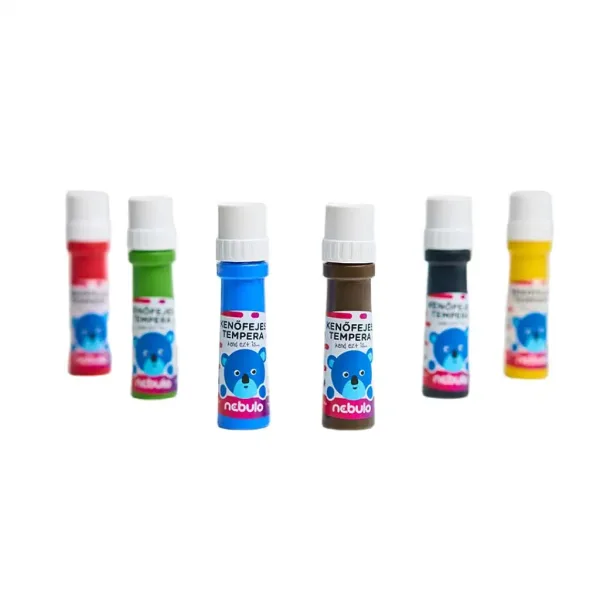 Nebulo: Sada temperových farieb s aplikátorom 6x45ml obrázok 2