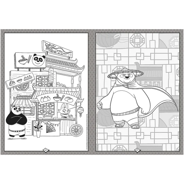 Omaľovánka Kung Fu Panda – Trefl obrázok 3