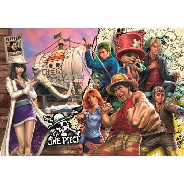 One Piece 180-dielny Supercolor puzzle - Clementoni obrázok 2