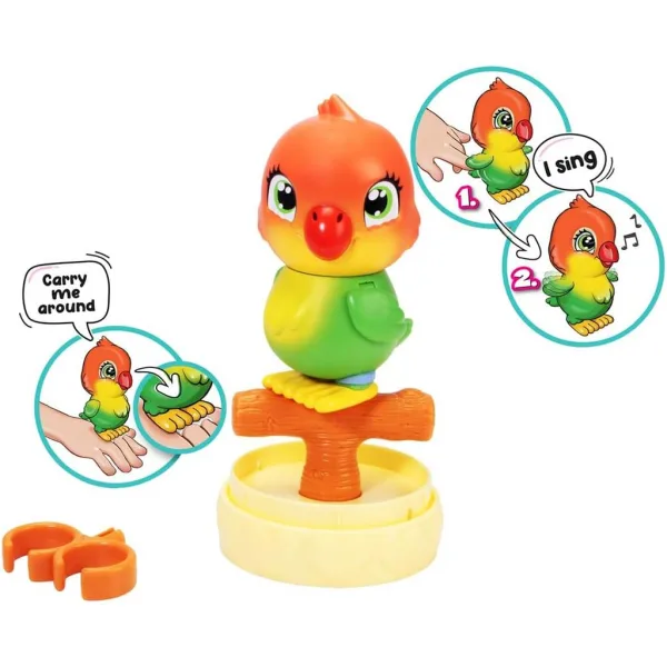 Pamper Petz: Mini Birdy interaktívny vták - Simba Toys obrázok 2