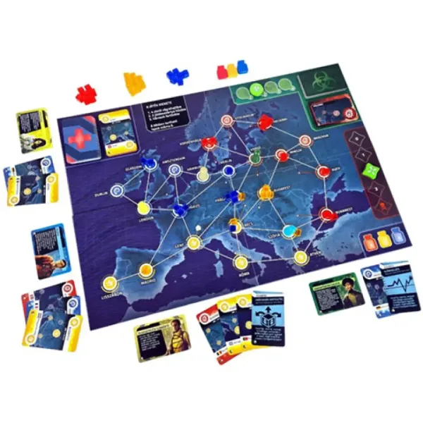 Pandemic: Zóna ohrozenia - Európa spoločenská hra obrázok 3