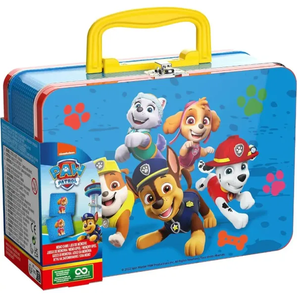Paw Patrol: 72-dielna pamäťová hra v kovovom kufríku - Spin Master obrázok 2