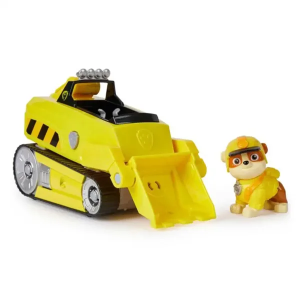 Paw Patrol: Jungle Pups Rubble minifigúrka s nosorožcom na vozidle - Spin Master obrázok 3